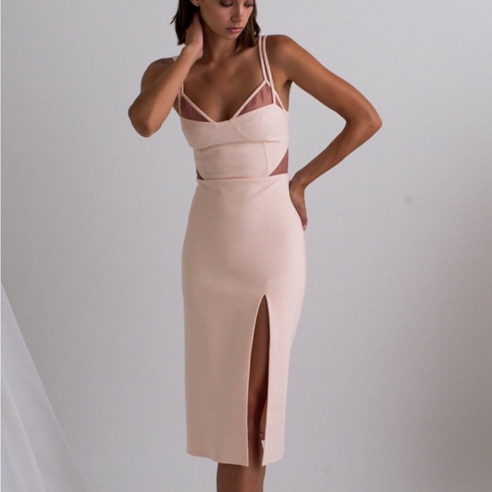 Pink cocktail dress